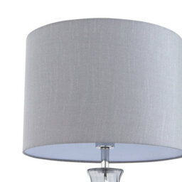 Pagazzi Lighting Pagazzi Rigl Twist Glass Grey Table Lamp - thumbnail 4