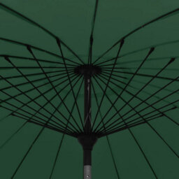 Berkfield Outdoor Parasol With Aluminium Pole 270 Cm Green - thumbnail 4