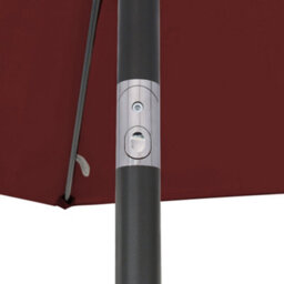 Sundaze 2X3M Wine Red Garden Parasol Umbrella Sun Shade Canopy With Hand Crank Tilt Function - thumbnail 5