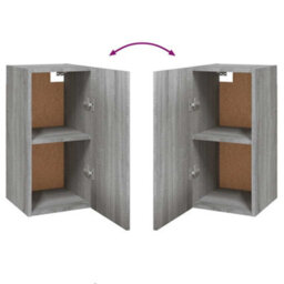 Walplus Tv Cabinet Grey Sonoma 30.5X30X60 Cm Engineered Wood - thumbnail 9