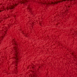 Ohs Teddy Fleece Blanket Large Throw Over Bed, Red - 200 X 240Cm - thumbnail 6