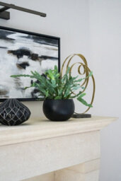 Ivyline Hammered Bowl Black/copper 30Cm - thumbnail 3