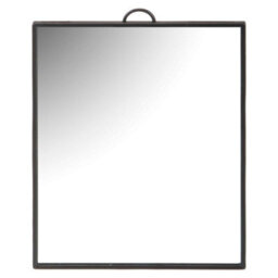 Utility Mirror Standing-Hook Blue-Black Or Red 11. 5Cm X 16. 5Cm X 1