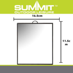 Utility Mirror Standing-Hook Blue-Black Or Red 11. 5Cm X 16. 5Cm X 1 - thumbnail 2