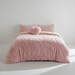 Super Fluffy Duvet Cover Ultra Soft, Cloud-Like Comfort Snug Sleep Pink - thumbnail 2