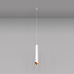 Luminosa Lighting Luminosa Maytoni Lipari Slim Pendant Ceiling Light White, Gold, 40Cm, Gu10 - thumbnail 1