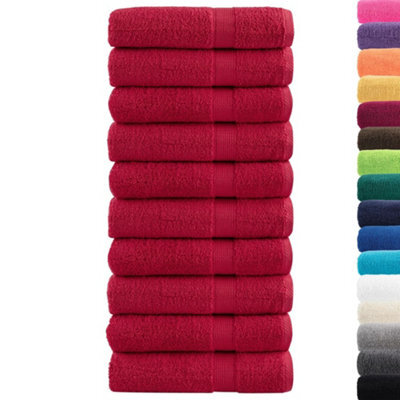 Berkfield Durable Premium Bath Towels Solund 10 Pcs 100X150 Cm 600 Gsm