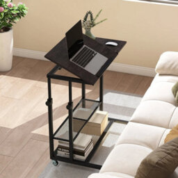 Height Adjustable Sit Stand Desk Mobile Stand Up Desk - thumbnail 1