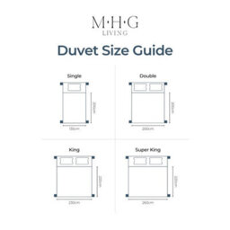 MHG Living 4.5 Tog Summer Duvet - Lightweight Striped Microfibre Duvet, Breathable & Hypoallergenic - thumbnail 9