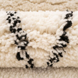Loomed Machine Washable Shaggy Rug Beige Trellis Fluffy Mats 160Cm X 230Cm - thumbnail 5