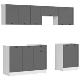 Heze Furniture Summer 7 Unit Kitchen Cabinets Set 240Cm In Graphite - thumbnail 4
