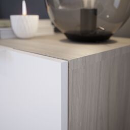 GoodHome Atomia Freestanding White Oak Effect Office & Living Storage - thumbnail 6