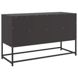 Berkfield Industrial Tv Cabinet Black 100.5X39X60.5 Cm Steel - thumbnail 8