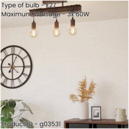 Loops Stylish Antique Brown Pendant Light For Modern Indoor Spaces - thumbnail 2