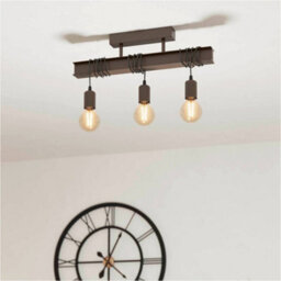 Loops Stylish Antique Brown Pendant Light For Modern Indoor Spaces - thumbnail 3