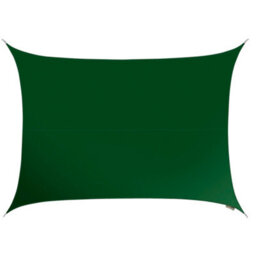 Kookaburra 5M X 4M Rectangle Water Resistant Green Garden Patio Sun Shade Sail Canopy 96.5% Uv Block With Free Rope