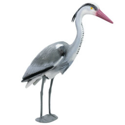 Pisces Twin Pack Pond Decoy Realistic Owl And Heron Pest Deterrent Scarer Koi Carp Fish - thumbnail 4
