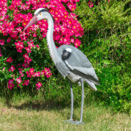 Pisces Twin Pack Pond Decoy Realistic Owl And Heron Pest Deterrent Scarer Koi Carp Fish - thumbnail 7
