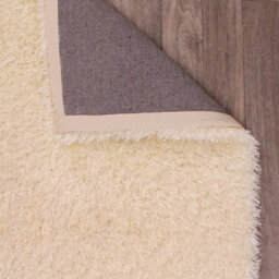 Cream Plain Shaggy Handmade Sparkle Easy To Clean Rug For Dining Room Bedroom And Living Room-80Cm X 150Cm - thumbnail 7