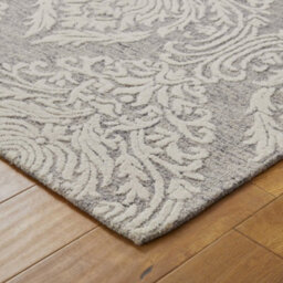 Melrose 100% Wool Made Grey Ivory Coloured Contemporary Pattern Large Indoor Area Rug 160/230Cm - thumbnail 4
