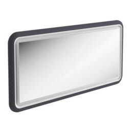 Plum&clay Sutton Blue Grey Border Led Illuminated Bathroom Mirror (W)1180mm (H)650mm - thumbnail 2