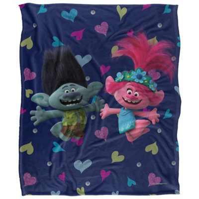 Trolls Pat A Cake Silky Soft Touch Blanket Multicoloured (One Size) - image 1