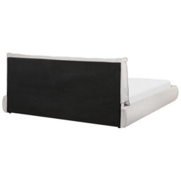 Beliani Bed Corduroy Vinay 180 X 200 Cm (Eu Super King) Light Beige - thumbnail 6