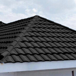Garden Sanctuary 5 Pcs Black Coated Asphalt Roof Shingles,bitumen Shed Roofing Stylish Tiles, Coverage Of 2.3 M²