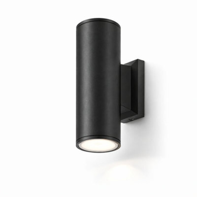 Billtix Outdoor Up Down Wall Light Ip65 Gu10 Matt Black Exterior Wall Light Waterproof Garden Porch Led Lighting - image 1