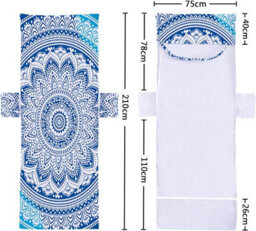 Chaise Longue Beach Towel Cover, Lightweight Portable Microfiber Towel, For Mat, Vacation Or Pool Cover (75X210Cm) - thumbnail 2
