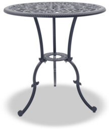 Centurion Supports Bangui Grey Garden And Patio Table And 2 Chairs Cast Aluminium Bistro Set - thumbnail 4