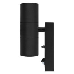 Long Life Lamps Company Black Double Outdoor Wall With Pir Movement Sensor Stainless Steel Zlc038Dsen - thumbnail 4