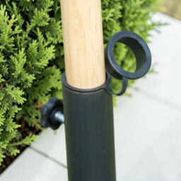 Garden Market Place The Garden Marketplace 2M Premium Hardwood Garden Parasol Umbrella Navy Blue - thumbnail 7