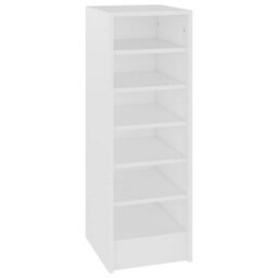 Berkfield Shoe Cabinet White 31.5X35X90 Cm Engineered Wood - thumbnail 2