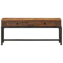 Berkfield Tv Cabinet 110X30X46 Cm Solid Wood Reclaimed - thumbnail 3