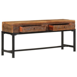 Berkfield Tv Cabinet 110X30X46 Cm Solid Wood Reclaimed - thumbnail 2