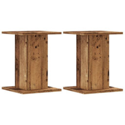 Walplus Plant Stands 2 Pcs Old Wood 30X30X40 Cm Engineered Wood - thumbnail 2