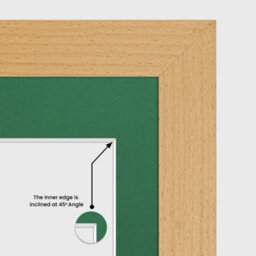 AK Frames 80X70Cm Country Pine Modern Multi Photo Frame With Emerald Mount - Holds 20 Apertures (18X) 6X4, (2X) 4X4 Photos - thumbnail 7