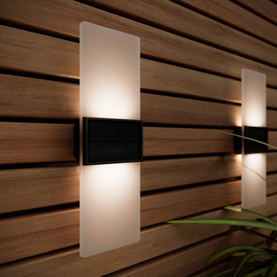The Solar Centre Solarcentre Gemini Xl Solar Wall Lights (Set Of 2) - image 1