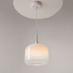 Luminosa Lighting Luminosa Spirito Modern Dome Pendant Ceiling Light White 3000K 1600Lm - thumbnail 2