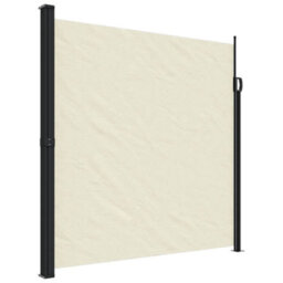 Walplus Retractable Side Awning Garden Sun Shade Canopy Gazebo For Back Door, Porch, Patio Cream 200X600 Cm - thumbnail 2