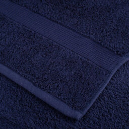 Berkfield Premium Towels Solund 2Pcs Navy Blue 100X200Cm 600Gsm - thumbnail 6