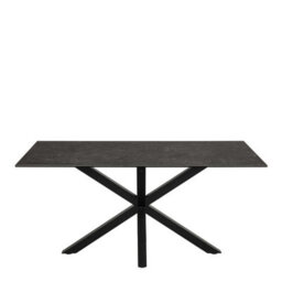 Wyld Haus Perth 160Cm Black Ceramic 6-Seater Dining Table - thumbnail 3