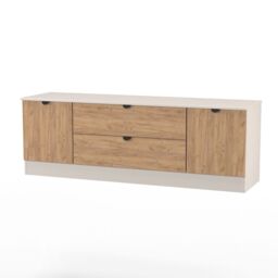 Varese Matt Kashmir Tv Stand With 2 Drawers, (H)49.5Cm X (W)144.2Cm X (D)40Cm - thumbnail 3