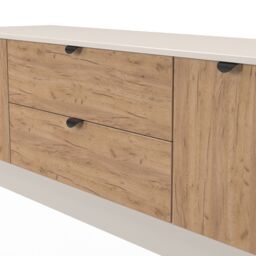 Varese Matt Kashmir Tv Stand With 2 Drawers, (H)49.5Cm X (W)144.2Cm X (D)40Cm - thumbnail 6