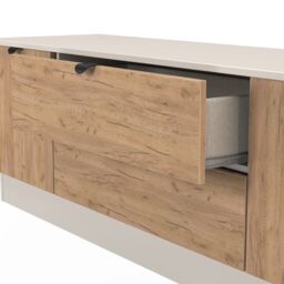 Varese Matt Kashmir Tv Stand With 2 Drawers, (H)49.5Cm X (W)144.2Cm X (D)40Cm - thumbnail 4