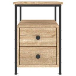 Walplus Bedside Cabinet Sonoma Oak 34X35.5X50 Cm Engineered Wood - thumbnail 5