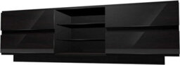 "Homeology Avitus Gloss Black With 4-Black Drawer Tv Stand For Up To 65"" Flat Screen Led And Lcd Tv Cabinet" - thumbnail 4