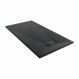 Sundaze 1500 X 800mm Smc Black Rectangle Slate Effect Bathroom Shower Tray - thumbnail 4