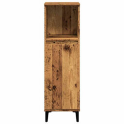 Walplus Bathroom Cabinet Old Wood 30X30X100 Cm Engineered Wood - thumbnail 4